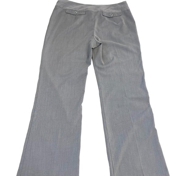 My Michelle Women/Junior Dress Pants Grey Size 15 Wide Leg with Front Pockets - Picture 6 of 6